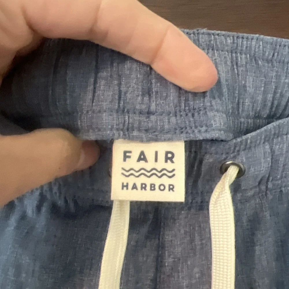 Fair Harbor Shorts Mens's XL Gray Performance Stretch Elastic Waist Drawstring‎